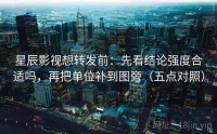 星辰影视想转发前：先看结论强度合适吗，再把单位补到图旁（五点对照）