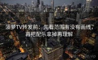 菠萝TV转发前：先看范围有没有画线，再把配乐拿掉再理解