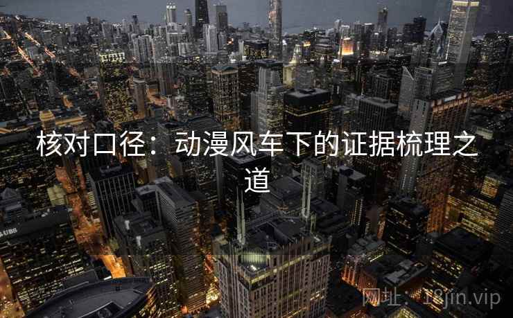 核对口径：动漫风车下的证据梳理之道